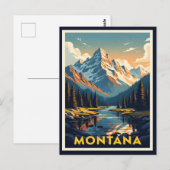 Stunning Montana Landscape Briefkaart (Voorkant / Achterkant)