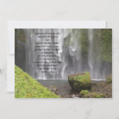 Stunning Oregon Waterfall Wedding Kaart (Voorkant)