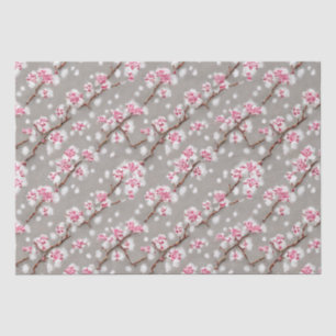 Stunning Pink and Silvery Cherry Blossom Tissuepapier