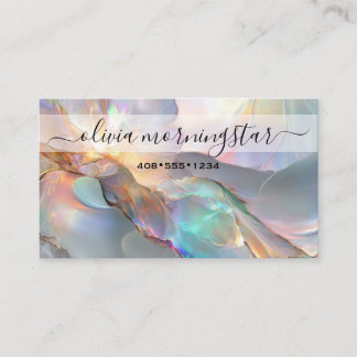 Stunning Signature Opal 2 QR-code Visitekaartje