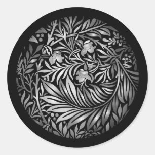 Stunning Silver Fern Ronde Sticker