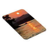 Stunning Sunrise Over Katun River Foto Magneet (Rechterzijde)