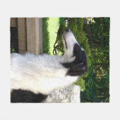 Stunning Tri Borzoi Plush Fleece Throw (Voorkant (Horizontaal))