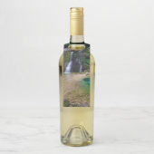 Stunning waterfall Virje, Slovenië Poster Flessenhanger (Op fles)