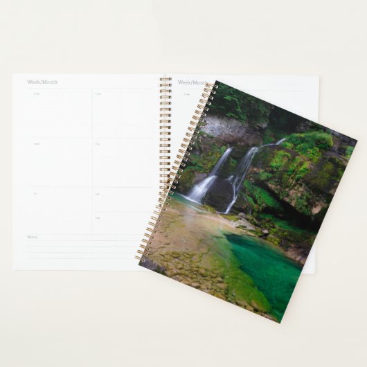Stunning waterfall Virje, Slovenië Poster Planner (Display)