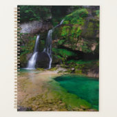 Stunning waterfall Virje, Slovenië Poster Planner (Voorkant)