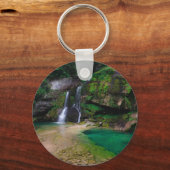 Stunning waterfall Virje, Slovenië Poster Sleutelhanger (Voorkant)