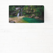 Stunning waterfall Virje, Slovenië Poster Spandoek (Insitu)