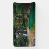 Stunning waterfall Virje, Slovenië Poster Spandoek (Verticaal)