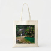 Stunning waterfall Virje, Slovenië Poster Tote Bag (Voorkant)