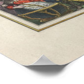 Stunninge vintage kunst ster kaart, ptolemaeus poster (Hoek)