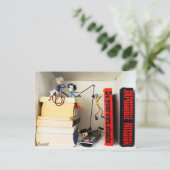 Stunt Fubby's Tom Cruise naspelen. Briefkaart (Staand voorkant)