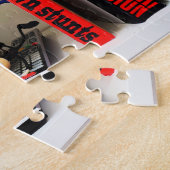 Stunt Fubby's Tom Cruise naspelen. Legpuzzel (Zijkant)