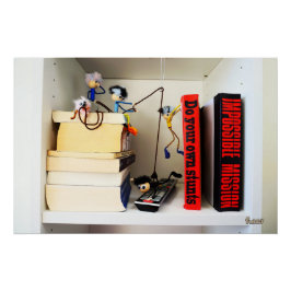 Stunt Fubby's Tom Cruise naspelen. Perfect Poster