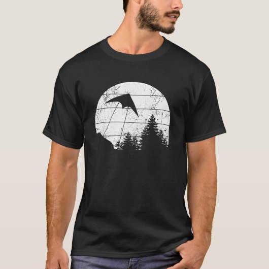 Stunt Kite Flying Retro Flying A Kite Love Stunt K T-shirt (Voorkant)