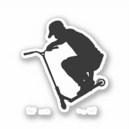 Stunt scooter dek grijpen sticker