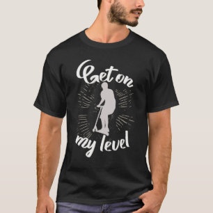 Stunt scooter en scooter trucs bij het rijden grat t-shirt
