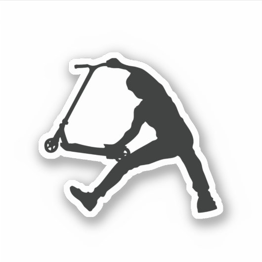 Stunt scooter truc Fingerwhip Sticker (Voorkant)
