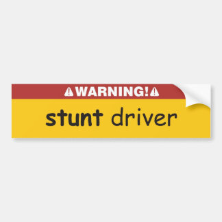 stuntchauffeur bumpersticker