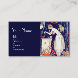 STUNTEN VAN KLEINE VIS, AQUARIUMS, DECO BEAUTY MOD VISITEKAARTJE