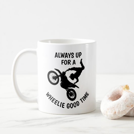 Stuntfiets Koffiemok (Met donut)