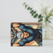 Stuntman Briefkaart (Staand voorkant)