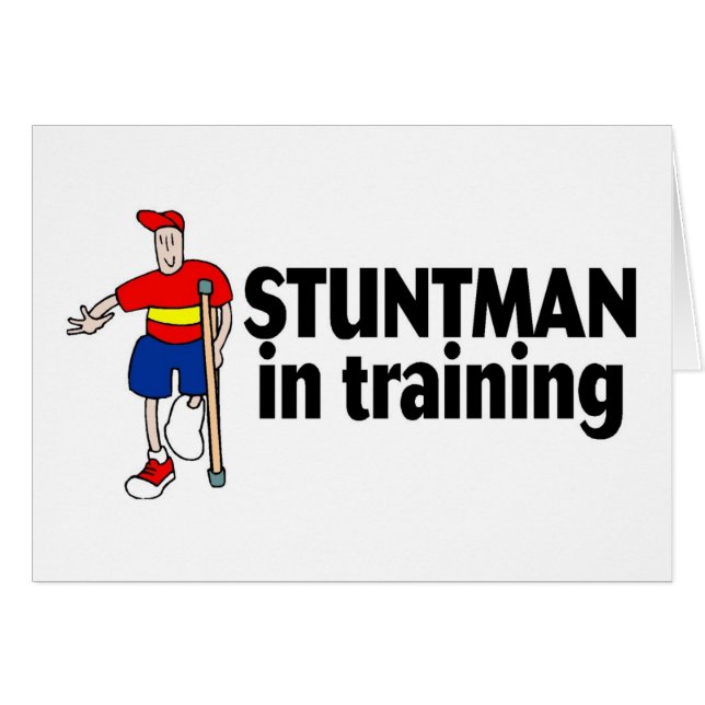 Stuntman in opleiding 2 (Voorkant Horizontaal)