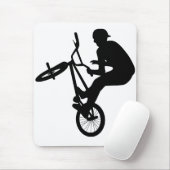 stuntrijder 3 muismat (Met muis)