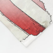 Stuntscooter Rider en US Flag Fleece Blanket Deken (Hoek)