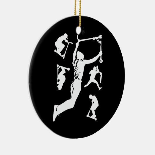 Stuntscooter scootering trricks keramisch ornament (Rechts)