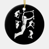Stuntscooter scootering trricks keramisch ornament (Voorkant)