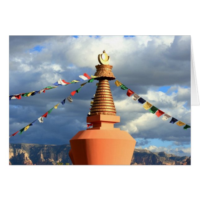 Stupa bouddhiste à Sedona, Az (Devant horizontal)