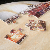 Stupa Boudhanath, Kathmandu at night - Nepal Legpuzzel (Zijkant)
