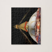 Stupa Boudhanath, Kathmandu at night - Nepal Legpuzzel (Verticaal)