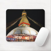 Stupa Boudhanath, Kathmandu at night - Nepal Muismat (Met muis)