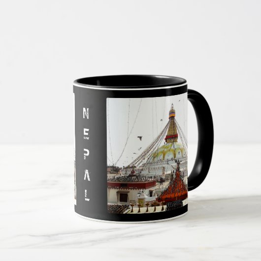 Stupa Boudhanath, Kathmandu - Nepal (Boeddha) Mok (Voorkant rechts)