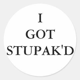 Stupak'd Ronde Sticker