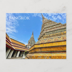 Stupas Wat Pho Bangkok Briefkaart