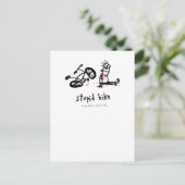 Stupid Bike Briefkaart (Staand voorkant)