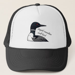 Stupid Canadese Wolf Bird Canadese Humor Trucker Pet