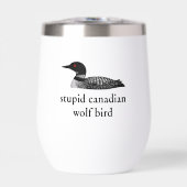 Stupid Canadian Wolf Bird Hockey Romance for Hocke (Avant)