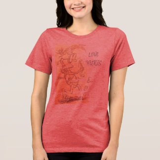 Stupid Cupid's liefde Tri-Blend Shirt