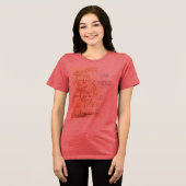 Stupid Cupid's love  Tri-Blend Shirt (Voorkant volledig)