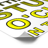 Stupid O'Clock Funny Poster (Hoek)