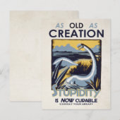 Stupiditeit is NU genezen! Briefkaart (Voorkant / Achterkant)