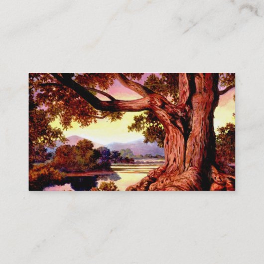 Sturdy Carte de visite de chêne (Dos)