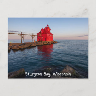 Sturgeon Bay Lighthouse Wisconsin Briefkaart