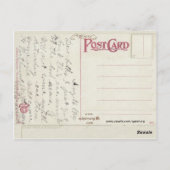 Sturgeon Briefkaart - Sturgeon Catch 1914 (Achterkant)