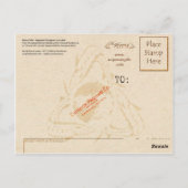 Sturgeon can Label Briefkaart (Achterkant)