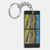 STURGEON COLORING PAGE SPOT DIF - keychain (Voorkant Links)